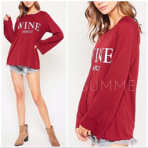 “WINE ADDICT” SWEATSHIRT - Picture 3 of 6